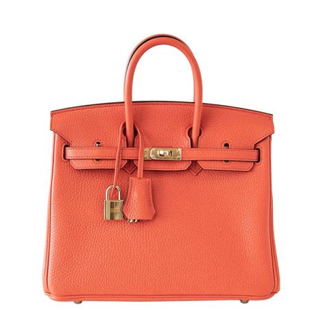 sac a main hermes orange|hermes orange poppy bags.